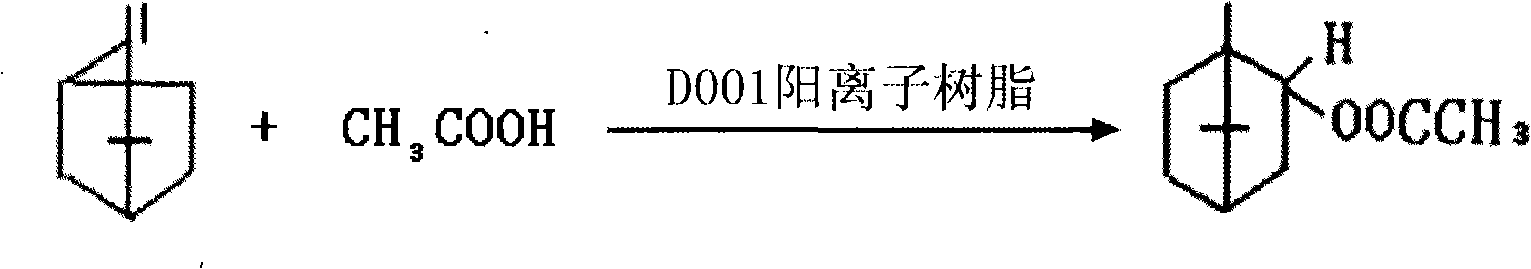 Preparation of isobornyl acetate