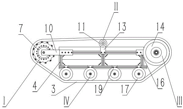 Crawler type substation patrol robot based on hub motor