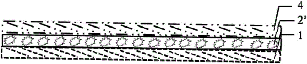 Photopolymer thin film photosensitive material used for holographic record, and preparation method therefor