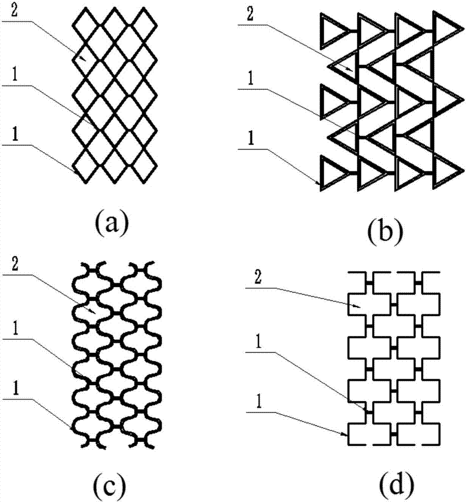 Method for forming artificial vascular stent through 4D printing