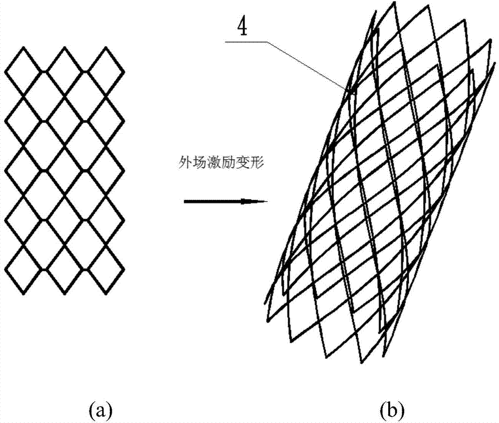 Method for forming artificial vascular stent through 4D printing