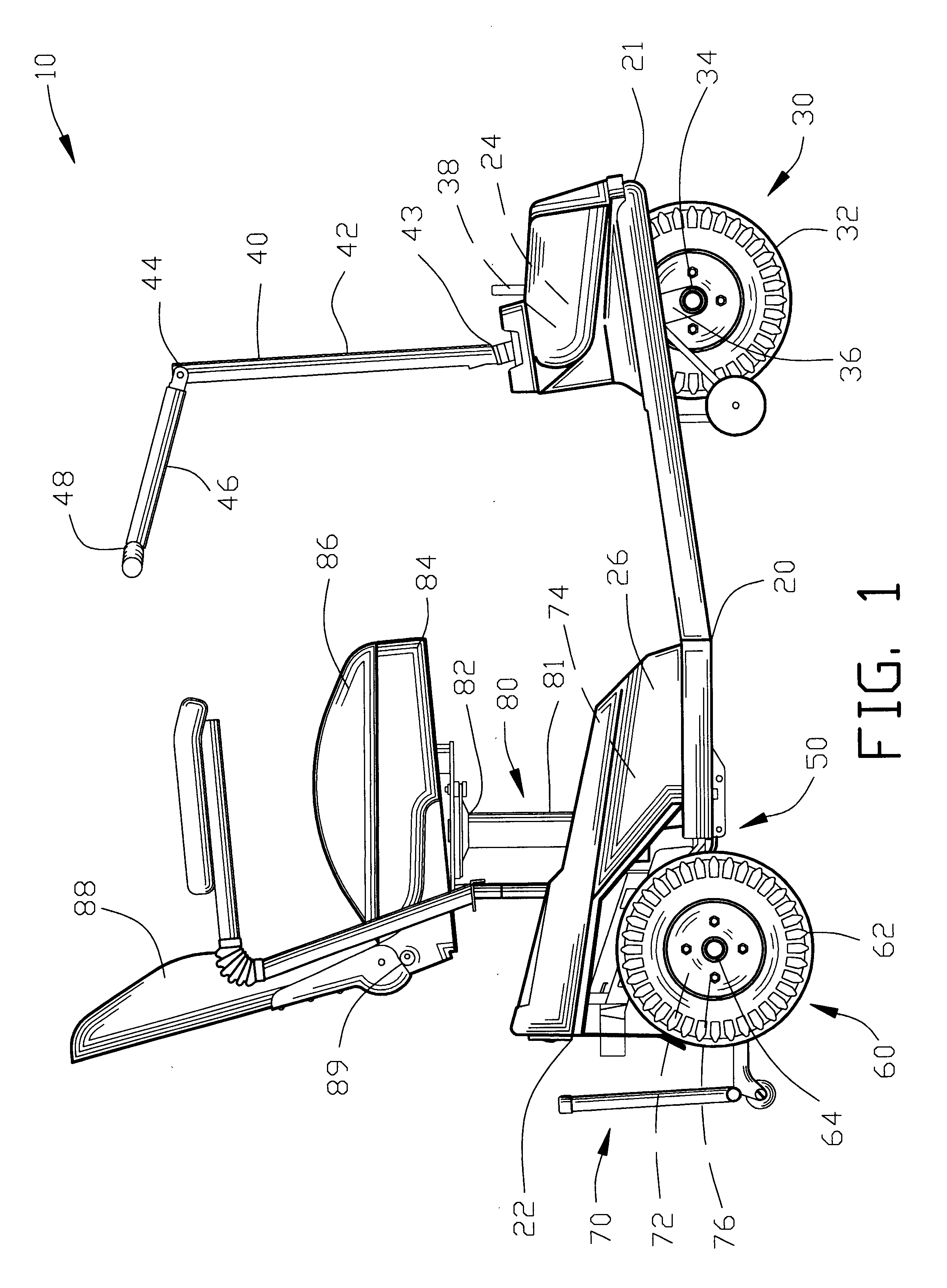 Suspension for personal mobility vehicle