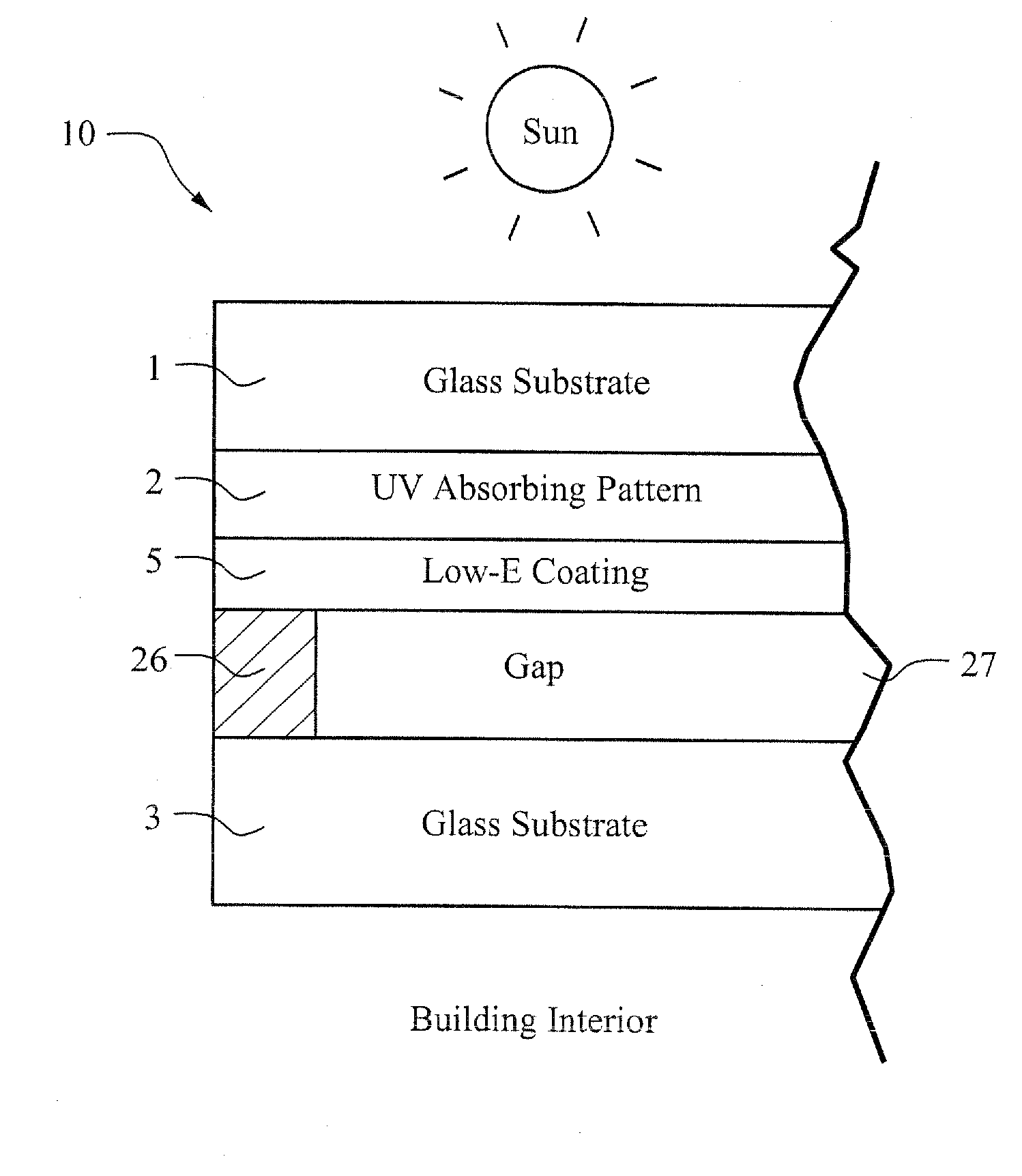 Window for reducing bird collisions