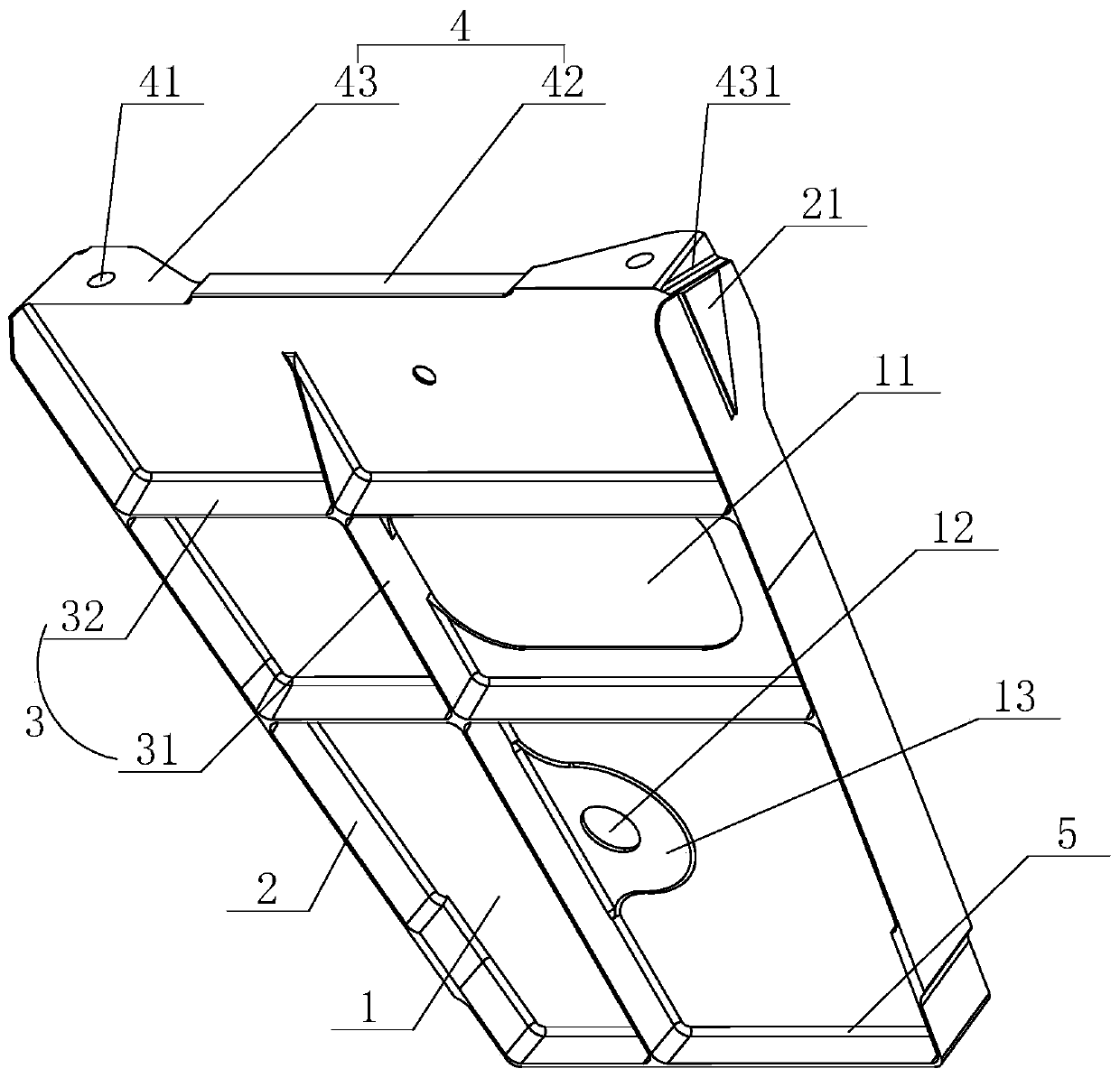 Aircraft wing rib and production process thereof