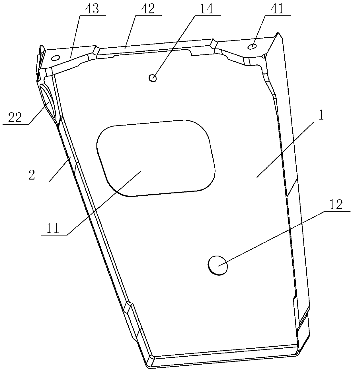 Aircraft wing rib and production process thereof