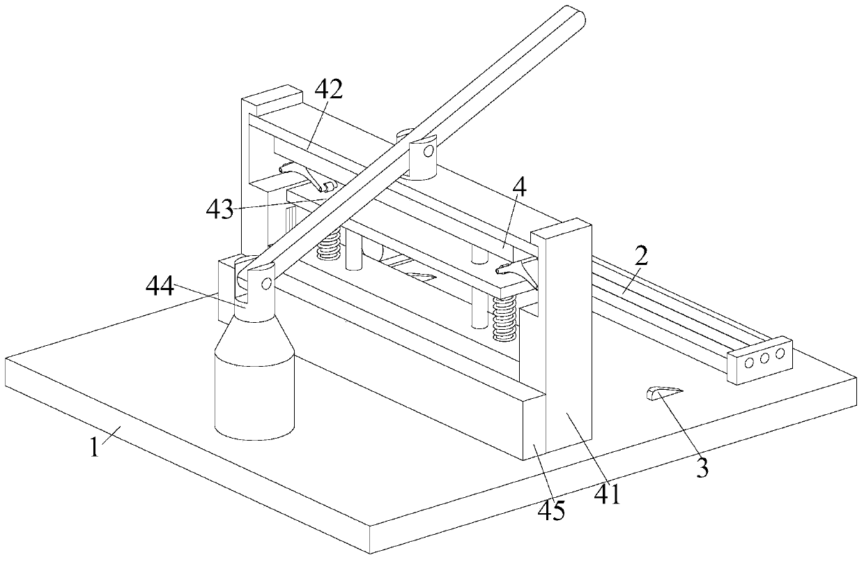 Artificial leather crease setting processing machine and processing method