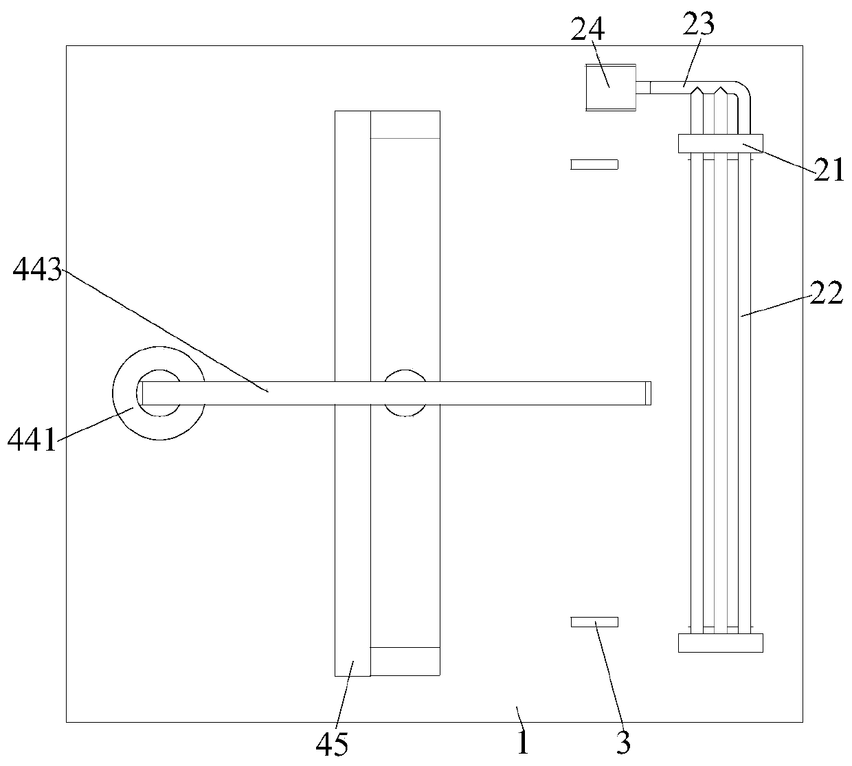 Artificial leather crease setting processing machine and processing method