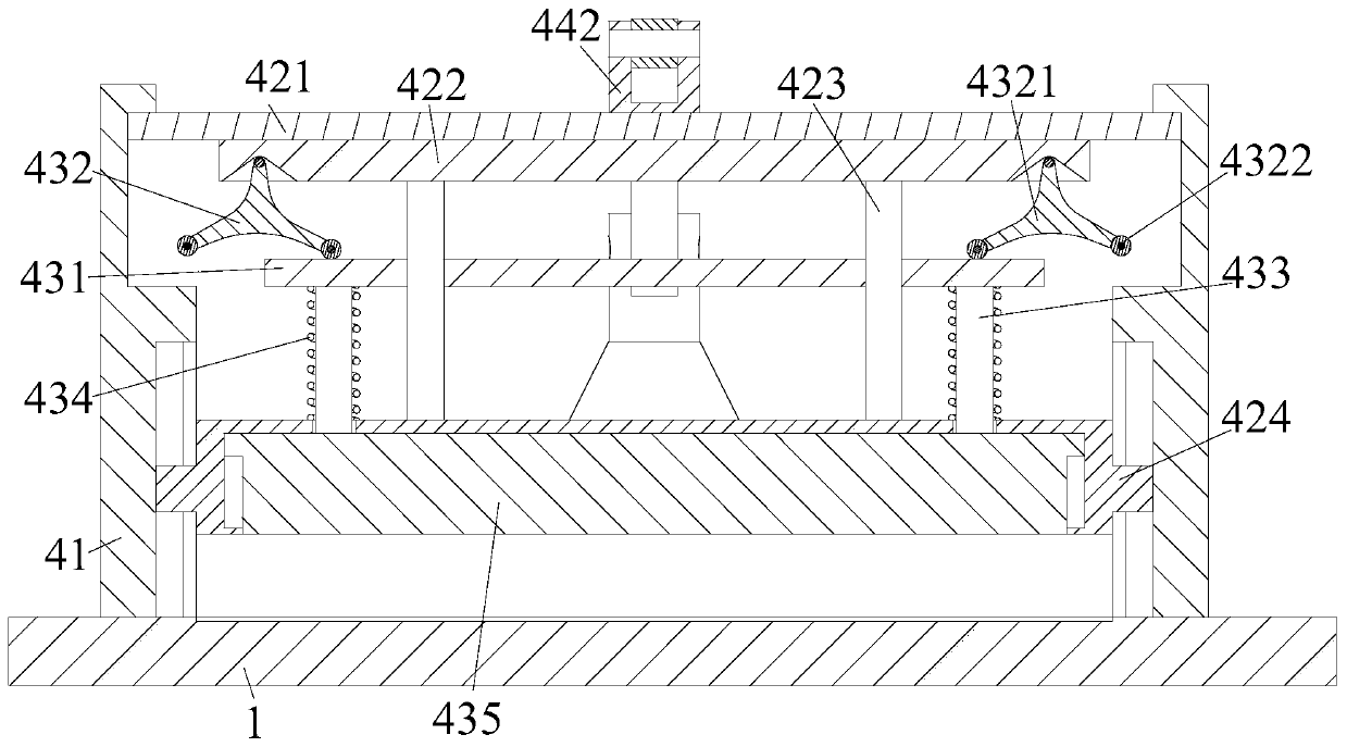 Artificial leather crease setting processing machine and processing method