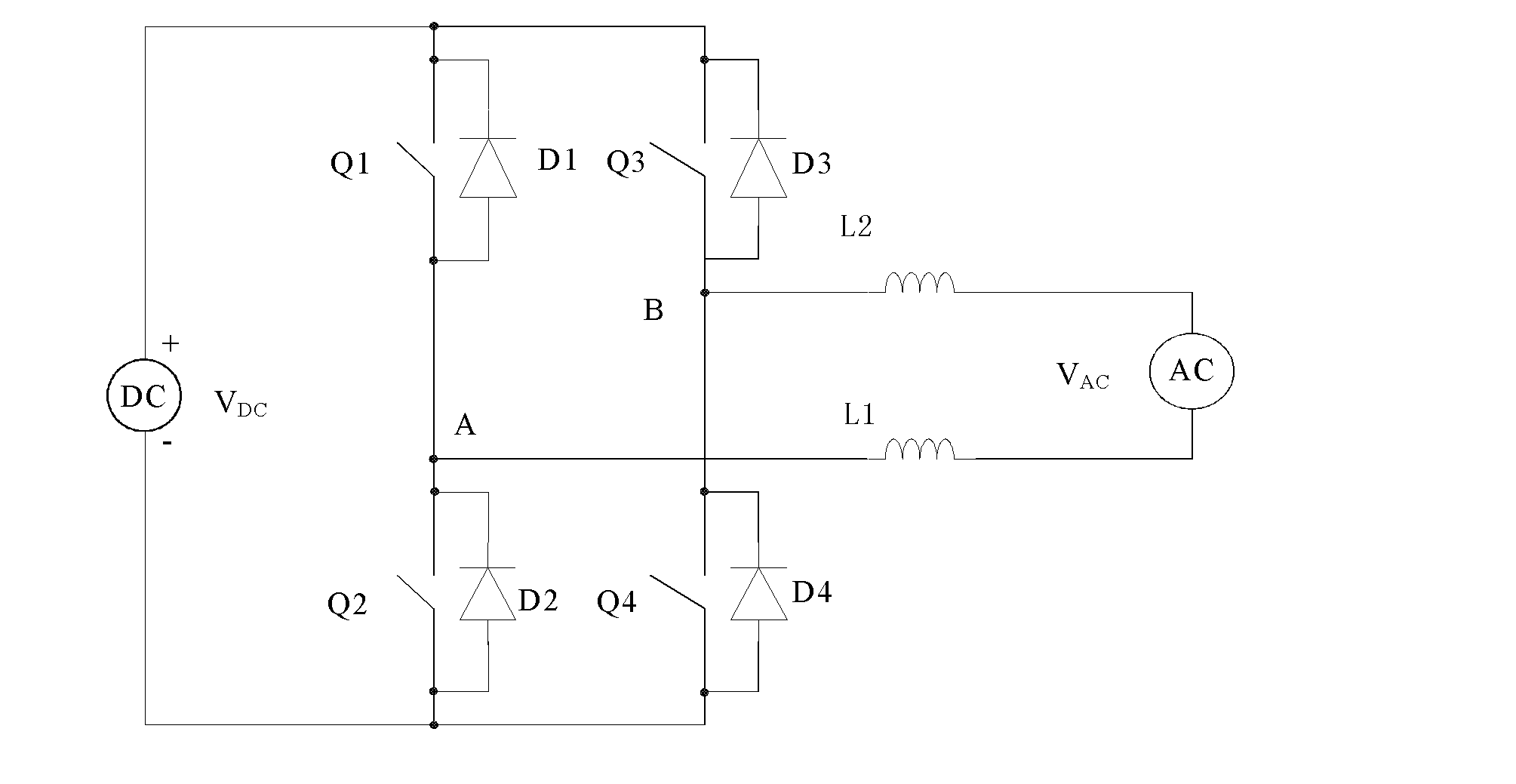 Topological circuit of inverter and inversion method thereof, and inverter