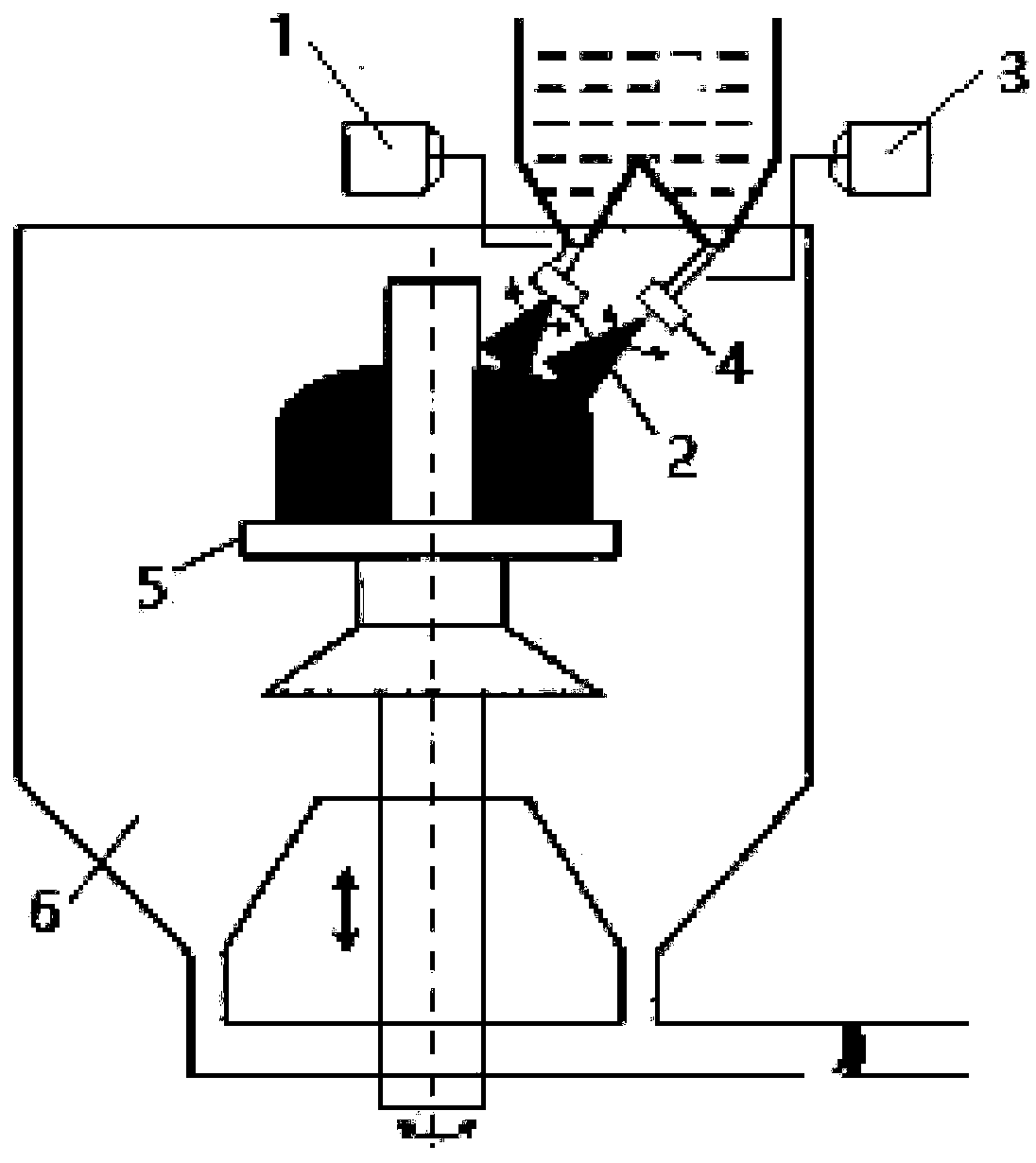 Preparation method for 1420 aluminum lithium alloy hollow ingot blank molded through injection