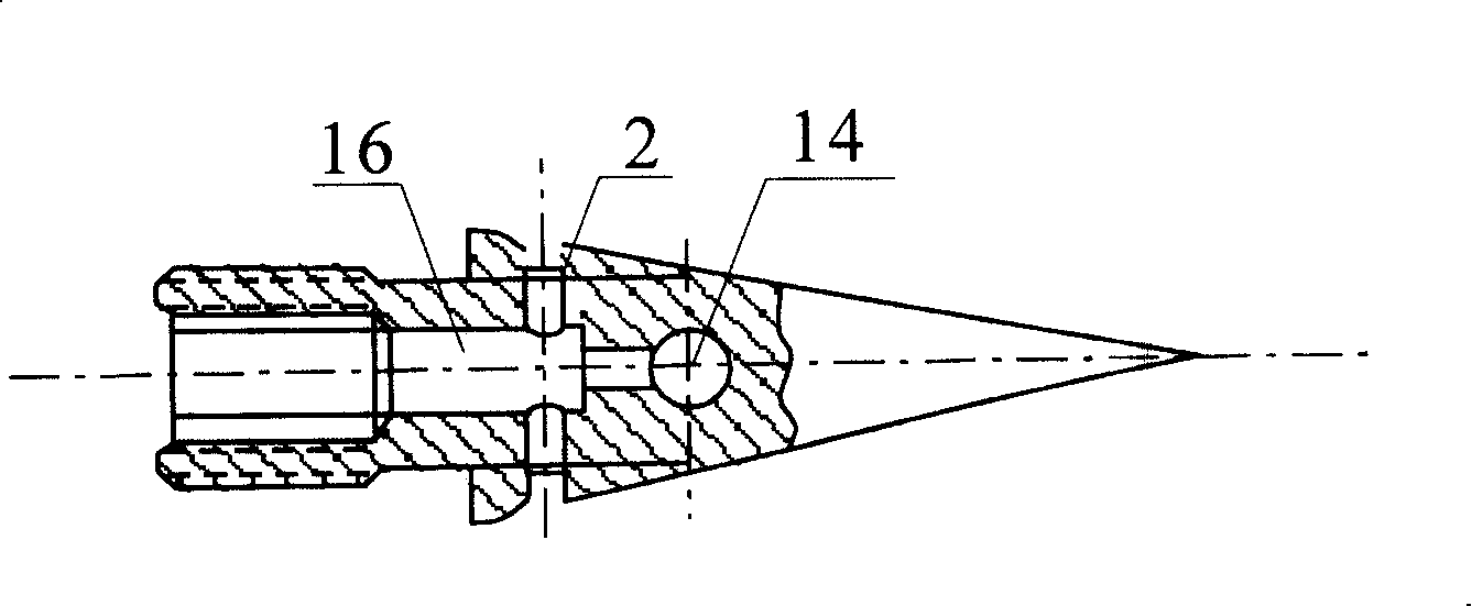 Underground gas collection spiral drill