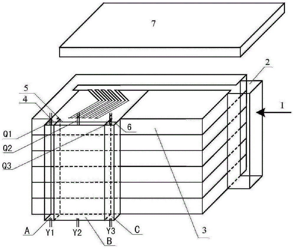 Gas-liquid baffle separation device