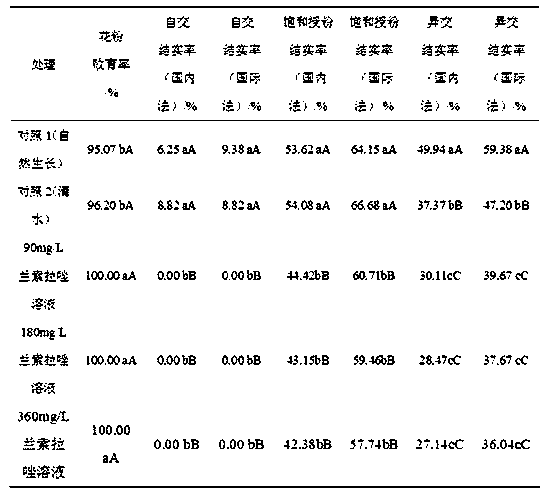 Method for increasing pollen sterility rate of BNS wheat male sterility line through lansoprazole