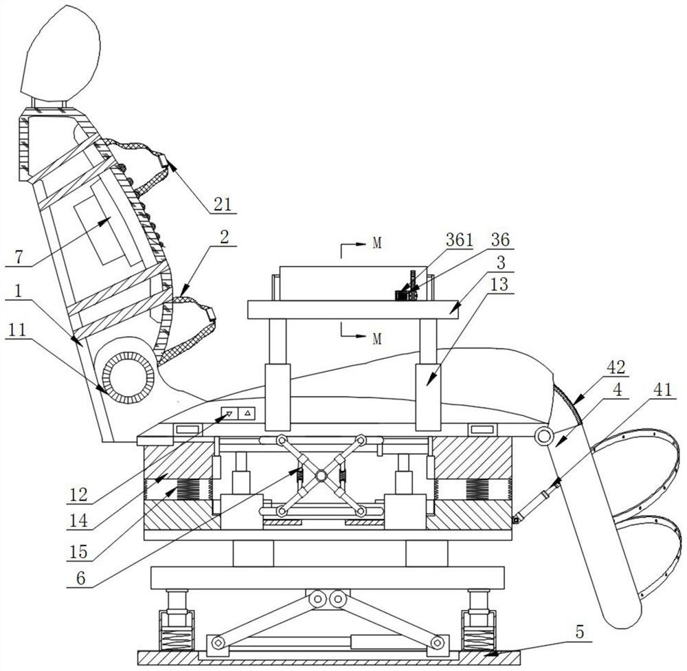 Clinical rehabilitation device for psychiatry department