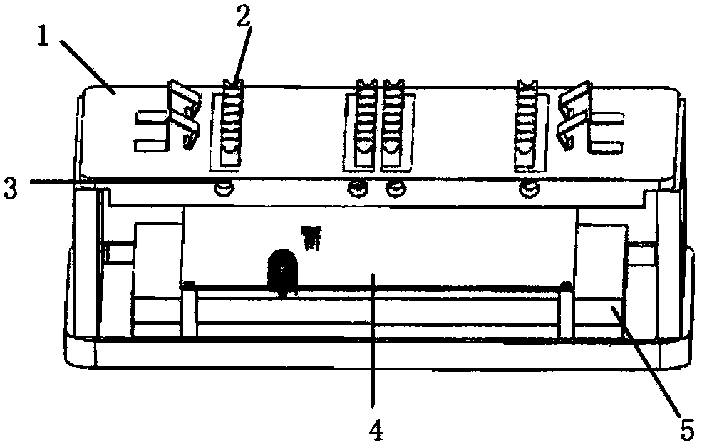 Portable pathogenic bacterium nucleic acid extraction device and detection method