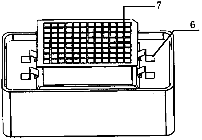 Portable pathogenic bacterium nucleic acid extraction device and detection method