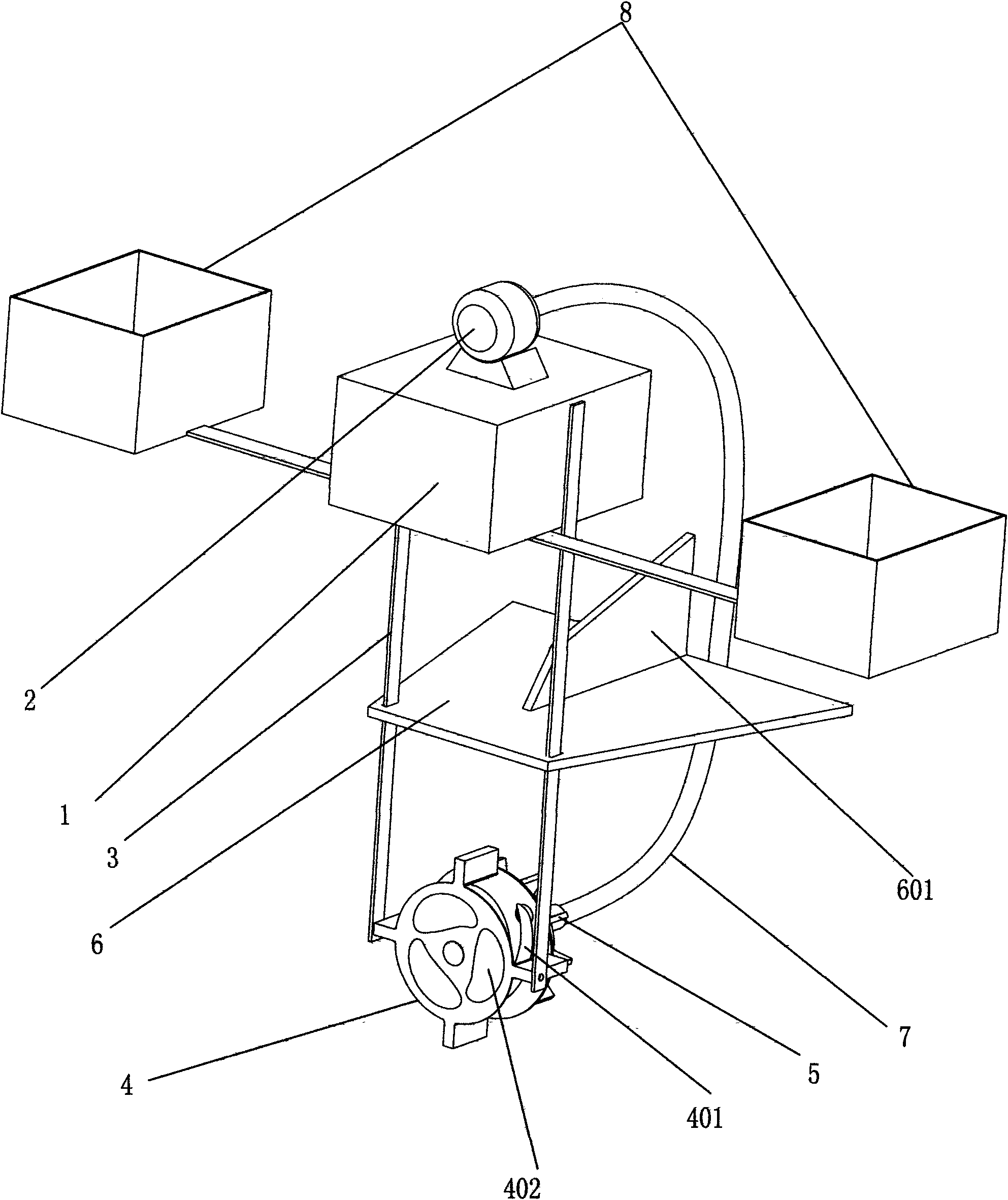 Inshore sea surface wave energy power generation device