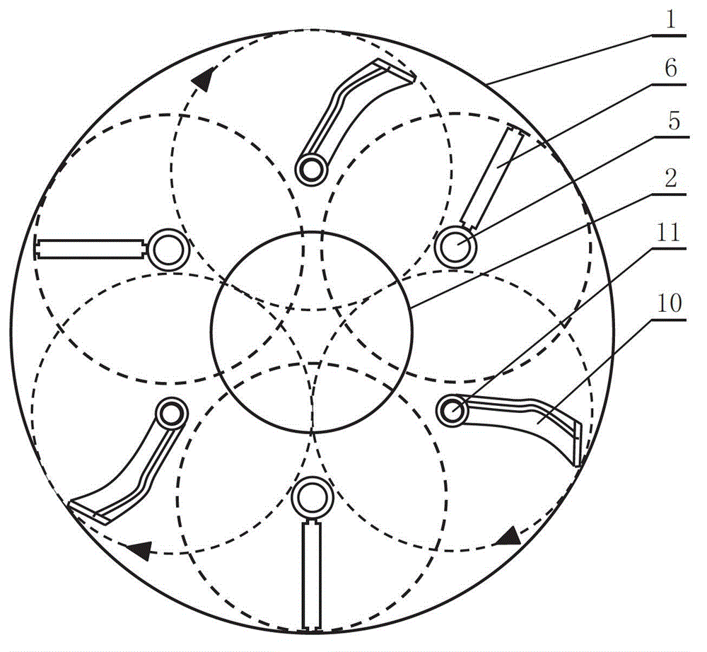 Rotary-cut type integrated central feeding machine