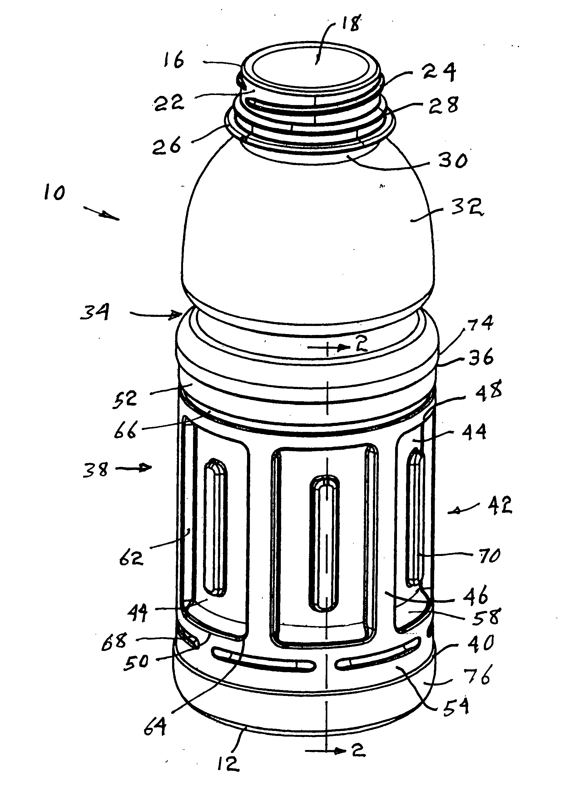 Hot fill container with restricted corner radius vacuum panels