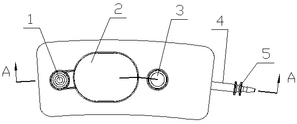 Portable pressing type air pump