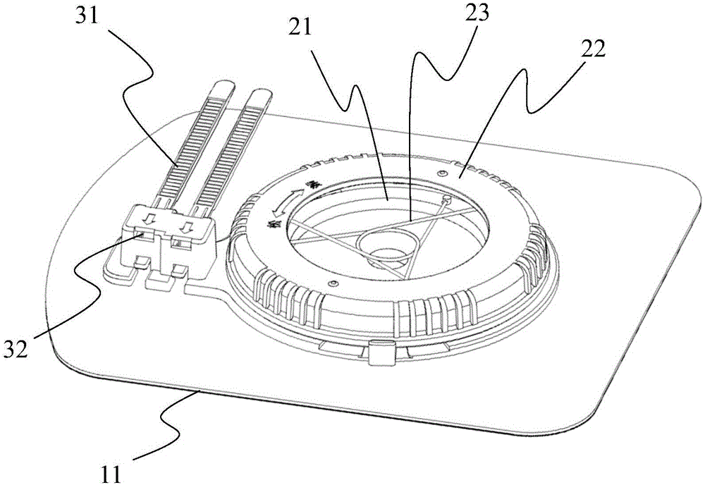 Conduit fixing device and fixing method