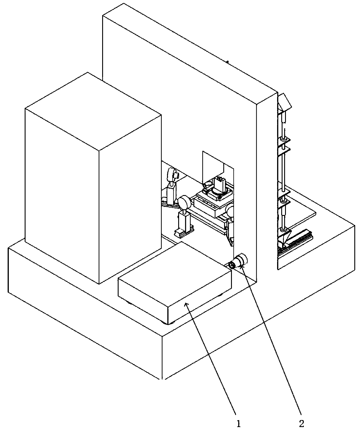 Device and method for laser-induced plasma-assisted electric discharge composite machining under the action of magnetic field