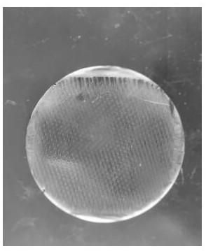 Photocuring method of large-area dark fiber cloth epoxy composite material