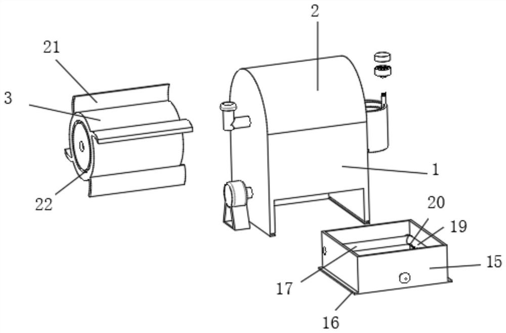 Environmental protection boiler for boiler heat reutilization