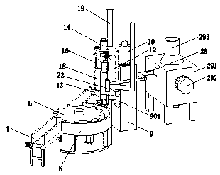 Rapid filling device used for extractum belladonnae liquidum production