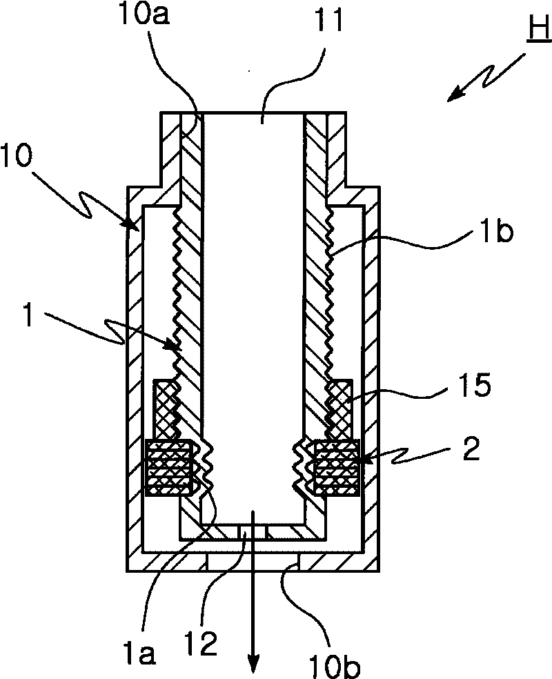 Hollow actuator-driven droplet dispensing apparatus