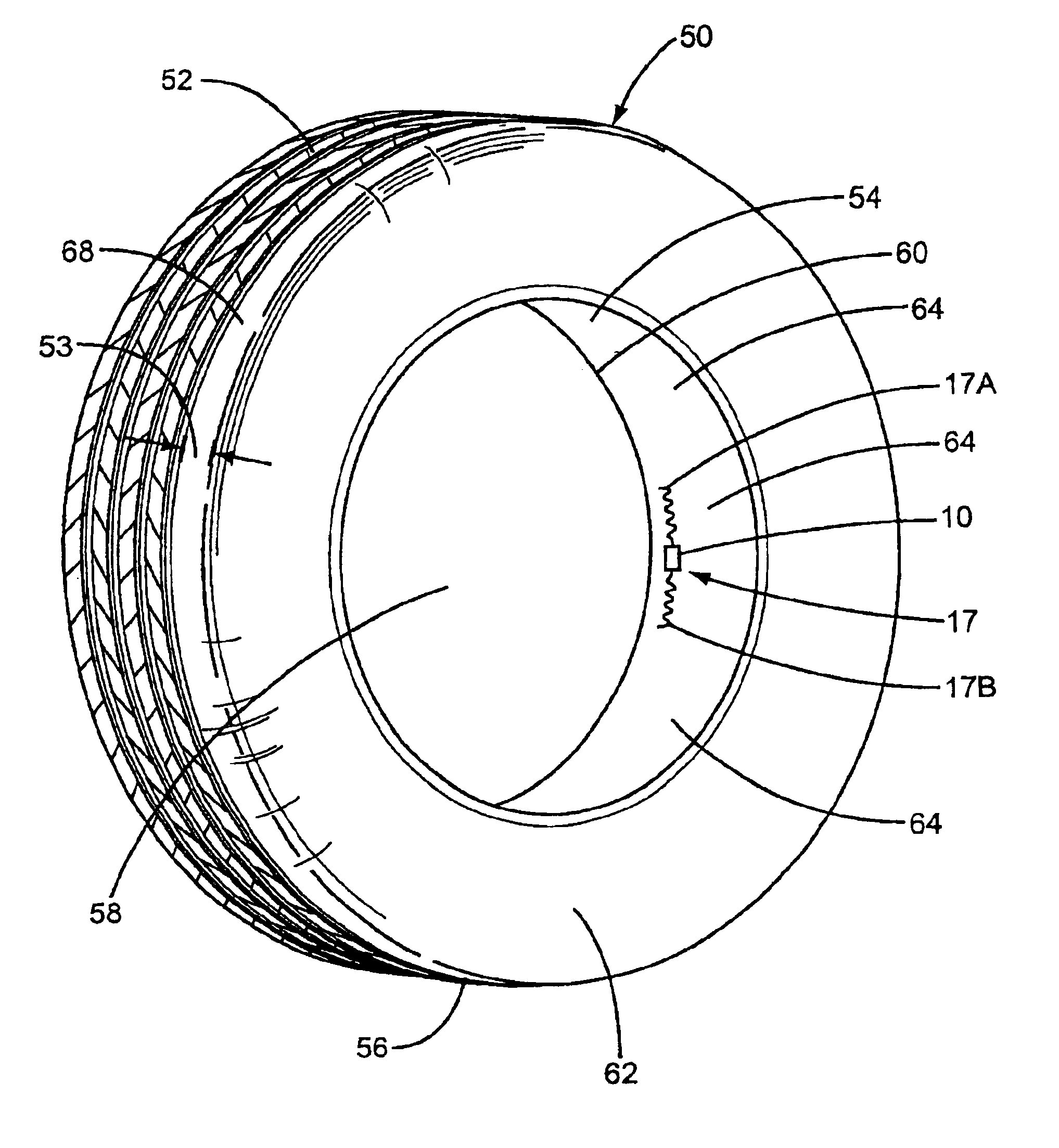 Wave antenna wireless communication device and method