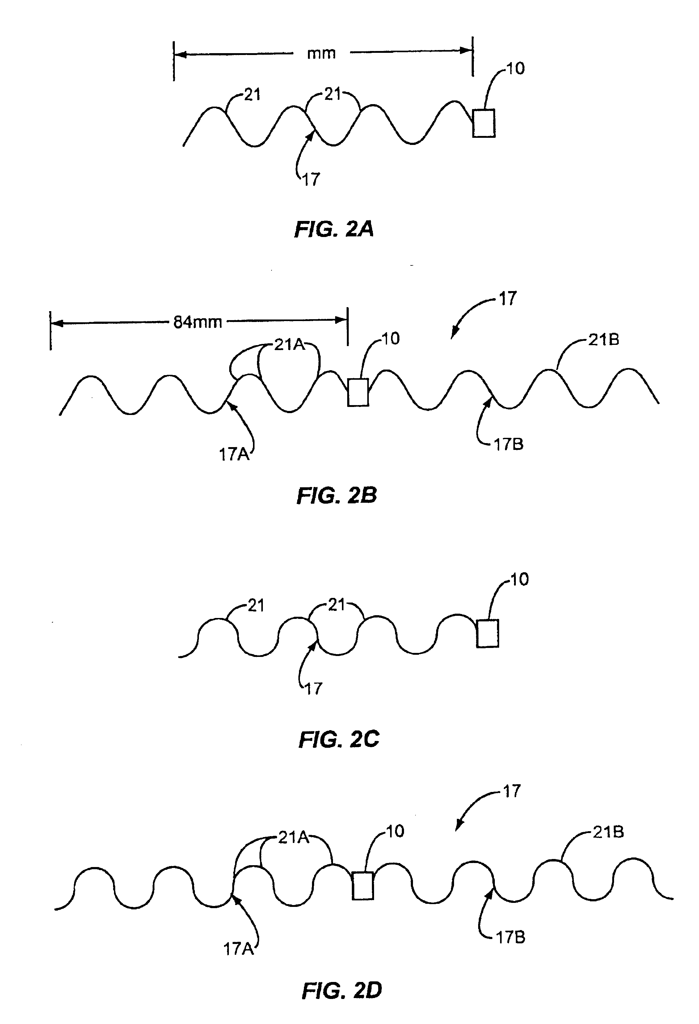 Wave antenna wireless communication device and method