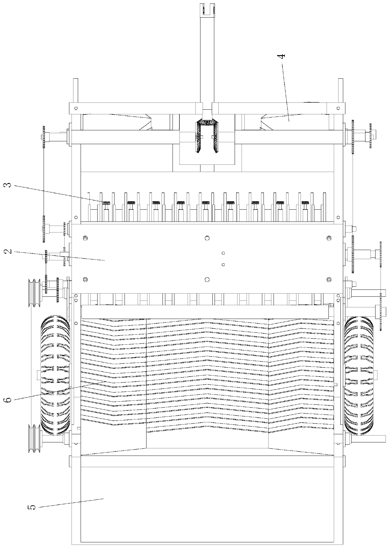 Farmland residual film recovery machine