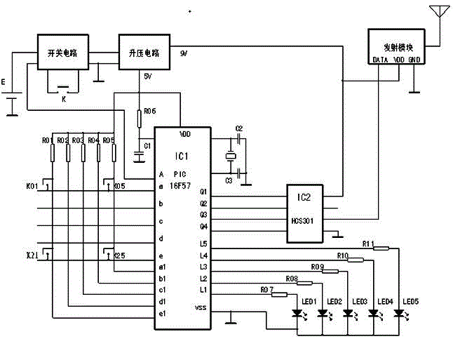 Method for realizing remote control of 25 keys of nursing bed and device thereof