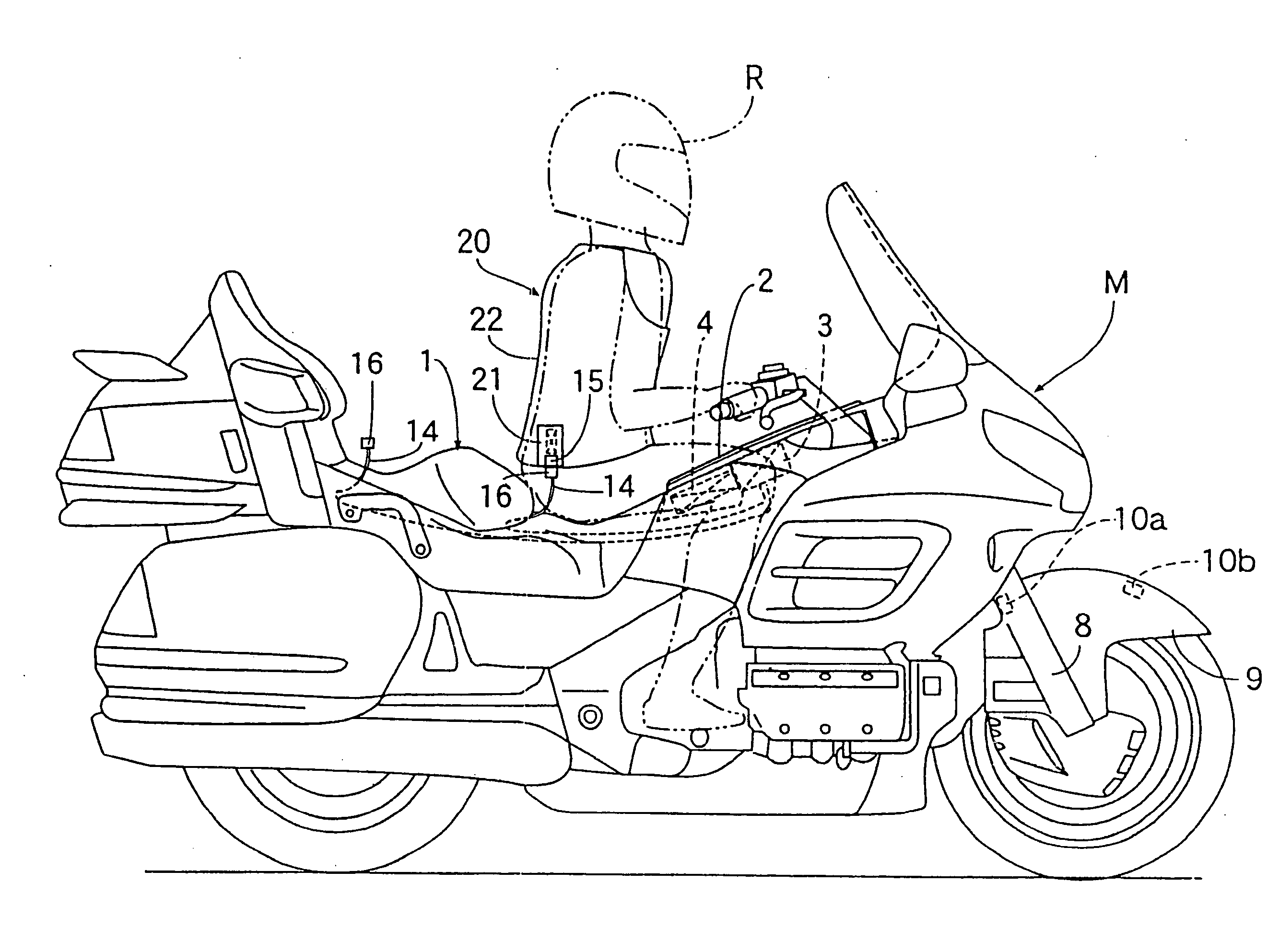 Airbag apparatus for small vehicles