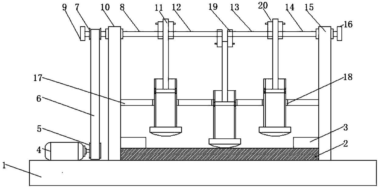 Automatic meat hammering machine imitating handwork