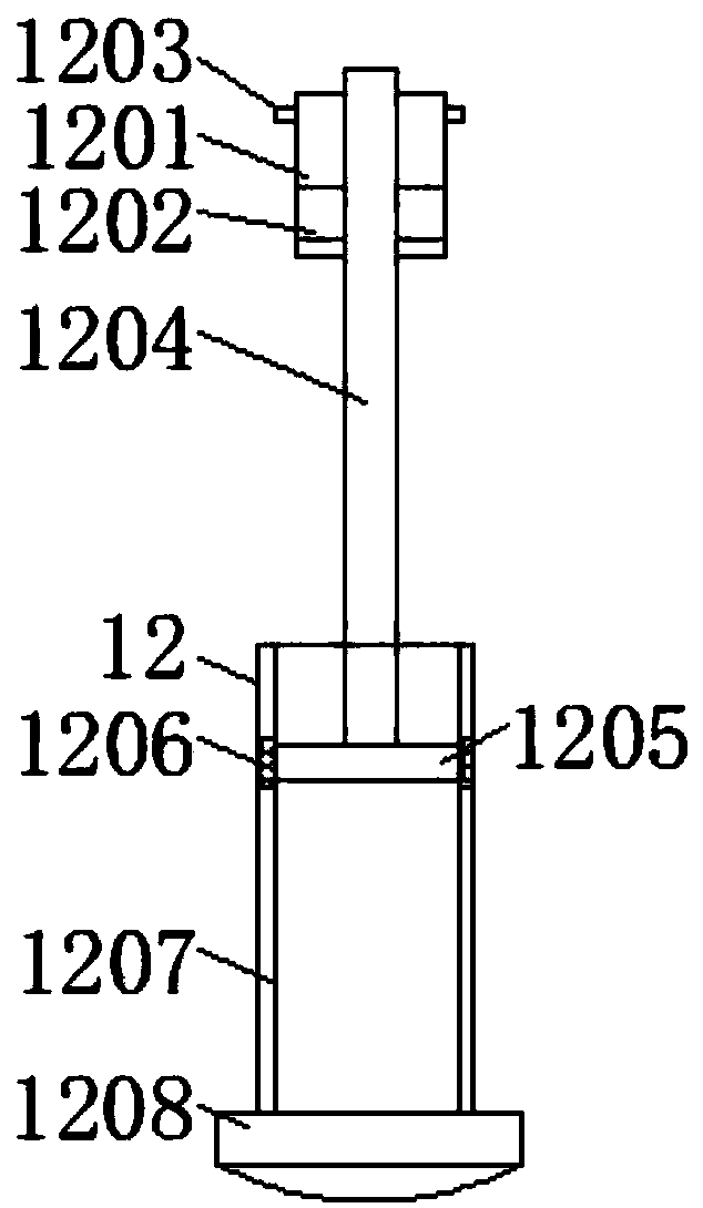 Automatic meat hammering machine imitating handwork