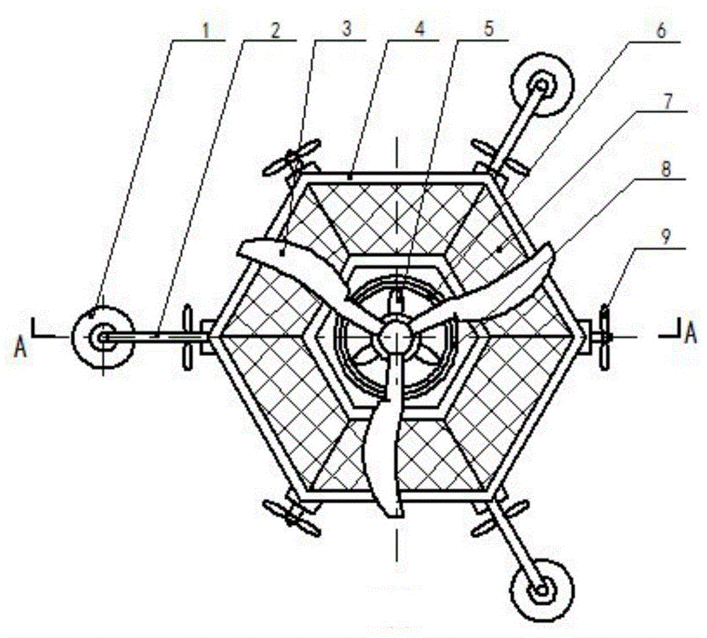 Wind energy and solar energy driven intelligent water treatment river landscape device