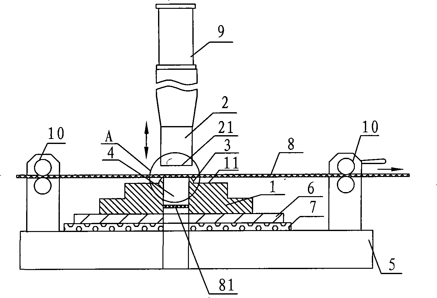 Zipper cutting-off mechanism