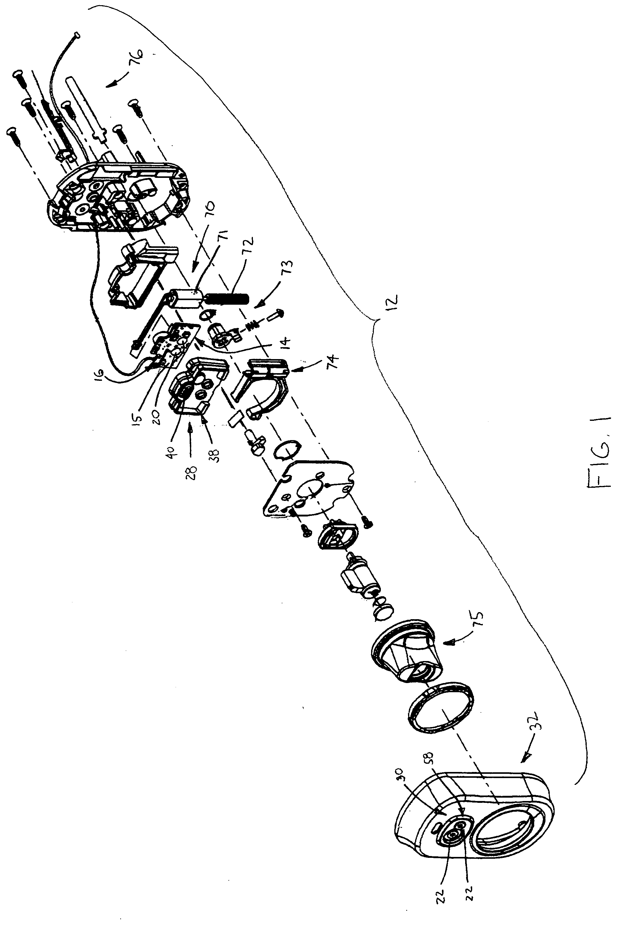 Data interface assembly for electronic locks and readers