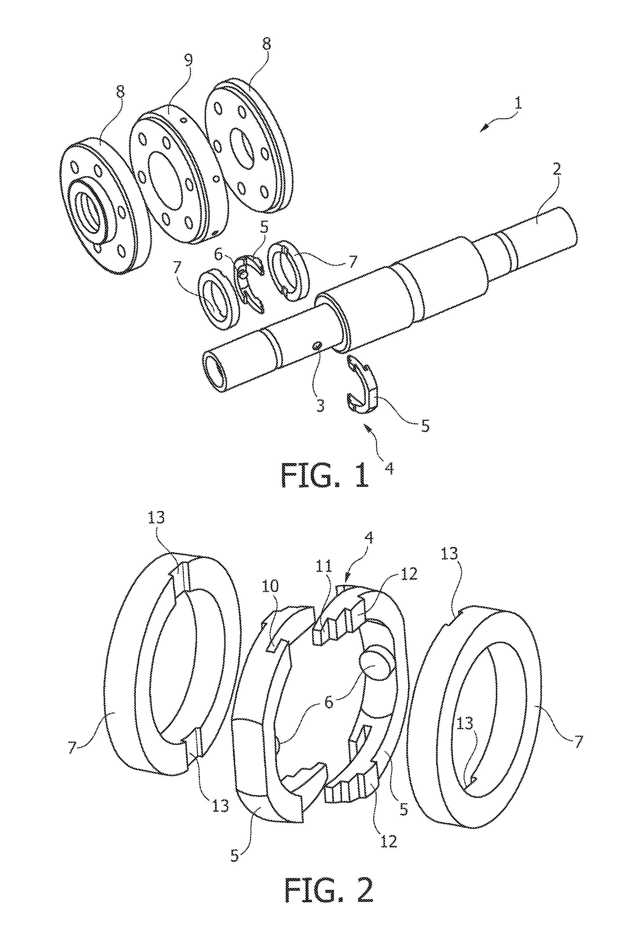 Bearing system for a rotary anode of an X-ray tube