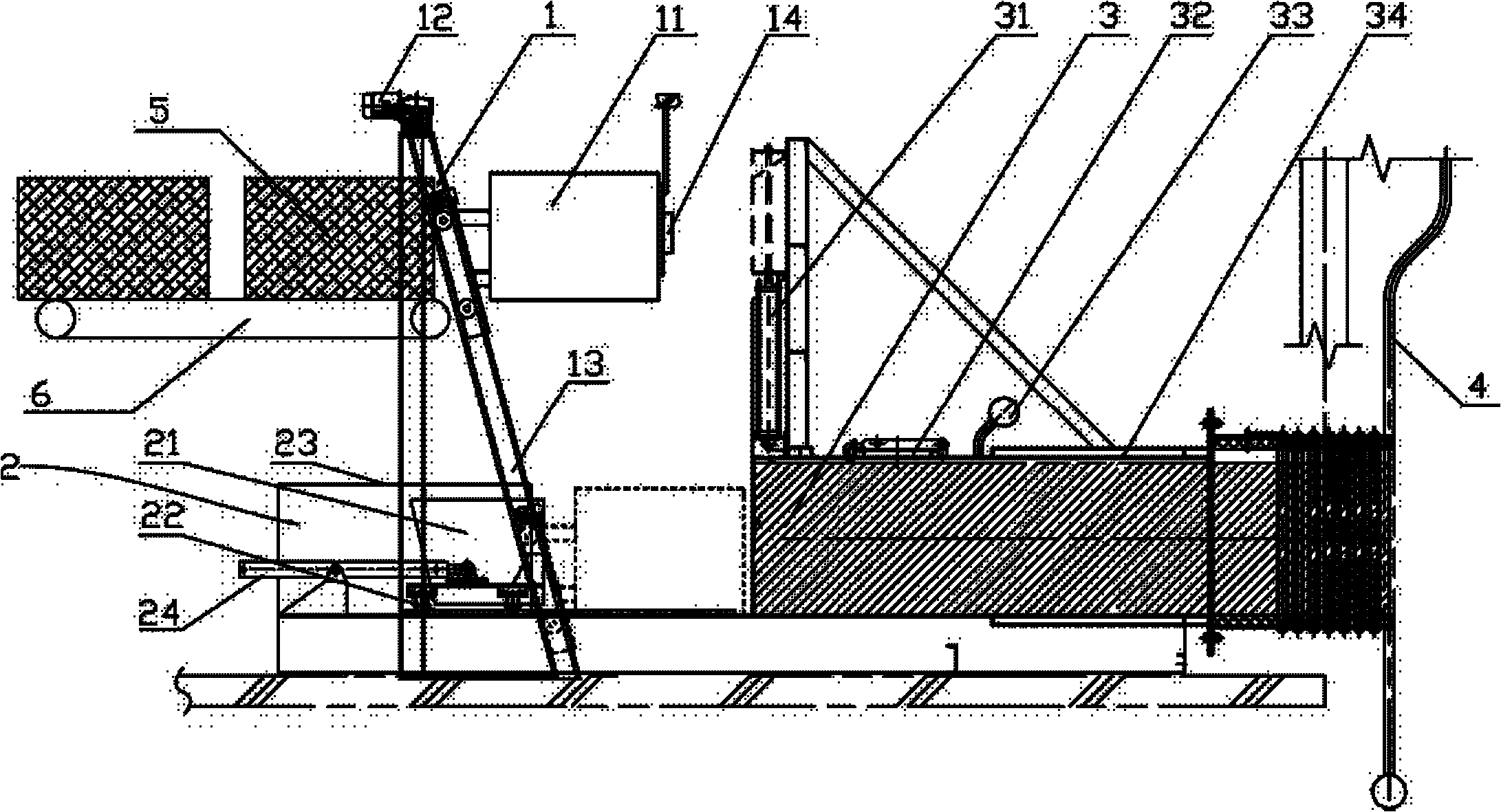 Biomass boiler whole-pack feeding device