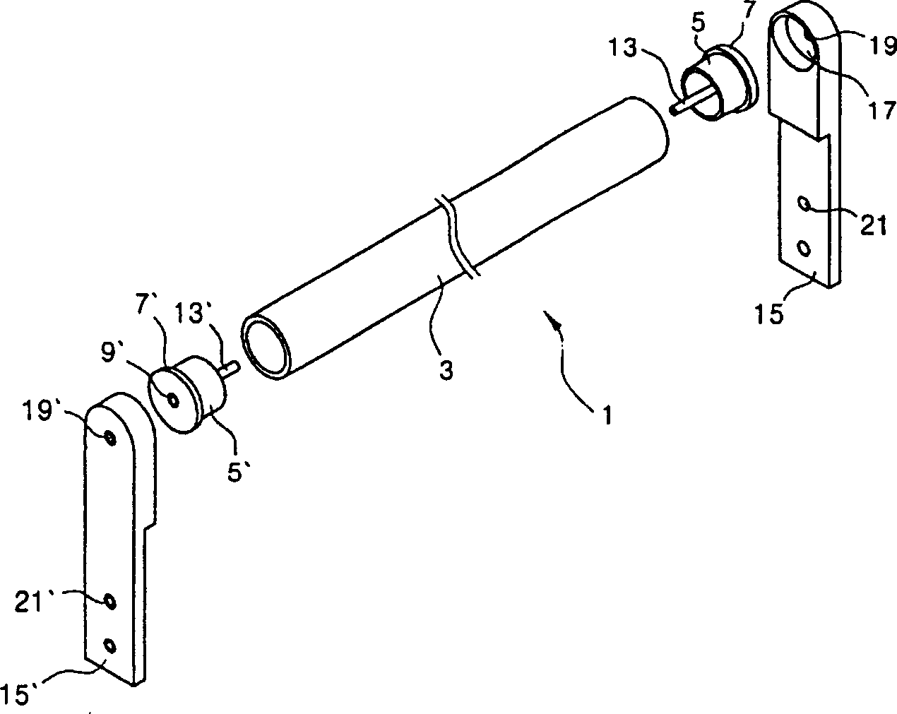 Refrigerator door handle assembly parts