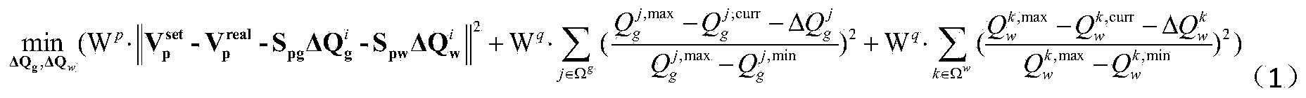 Automatic voltage control method used for wind power collection region and adapted to wind power fluctuation