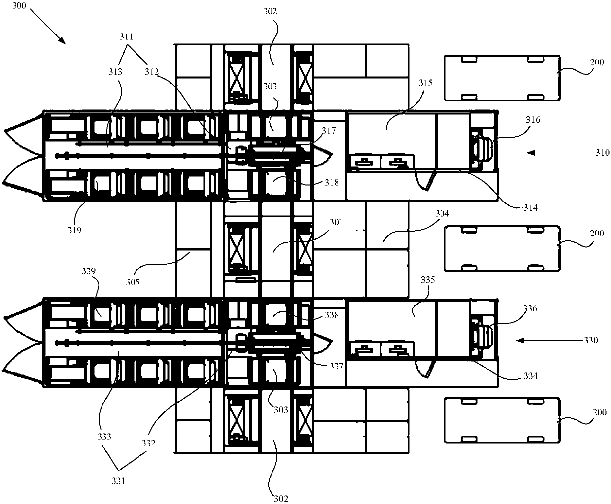 Battery replacement station and control method thereof