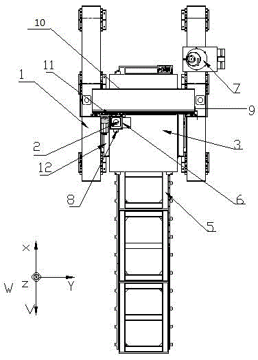 FDM (frequency-division multiplexing) three-dimensional printing and processing all-in-one machine