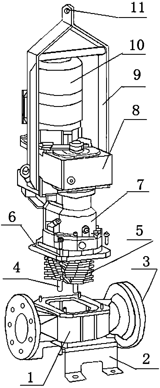 Pipeline Fluid Solid Impurity Double Hinge Rotor Online Crusher