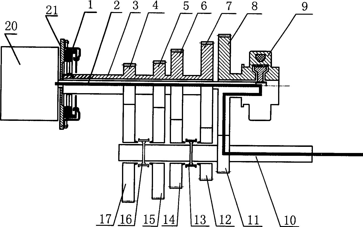 Automatic transmission with power compensation