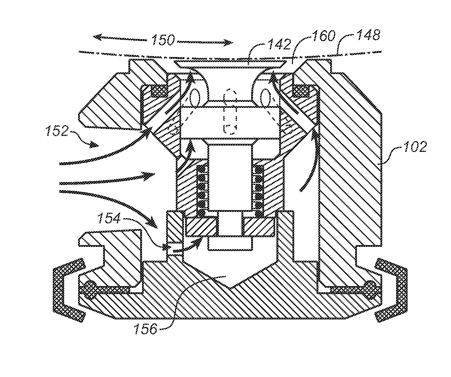 Low pressure, low velocity steam injector