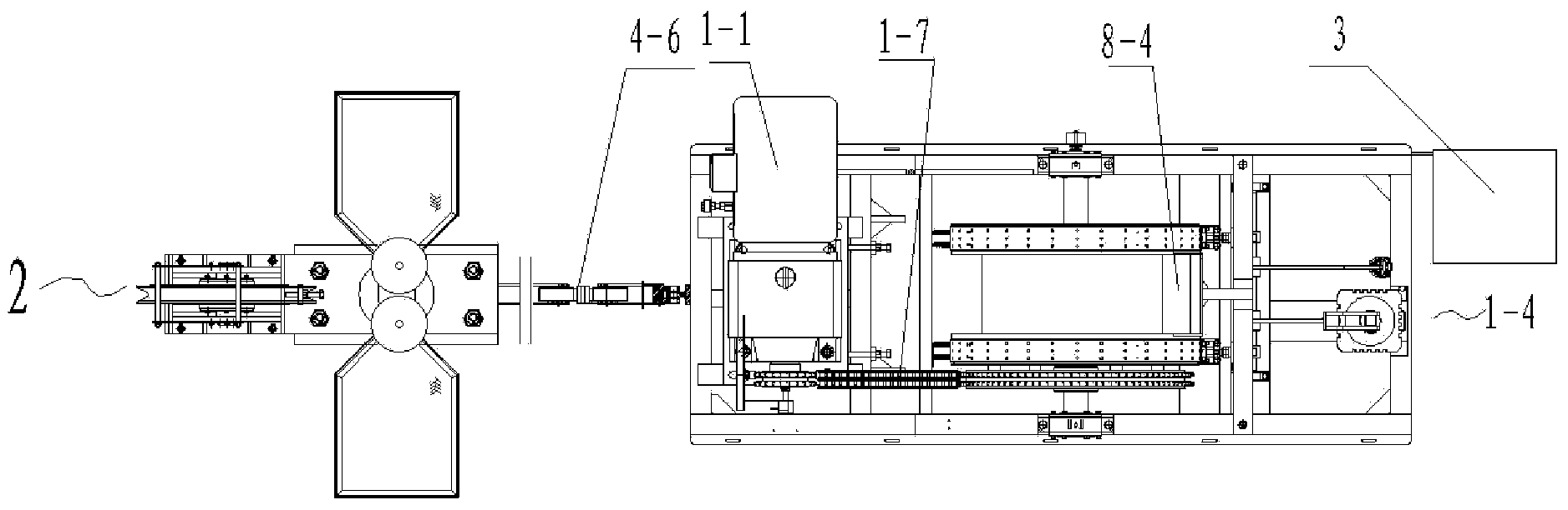 Short intelligent-control hoist type lifting oil extraction system with ultra long stroke and working method